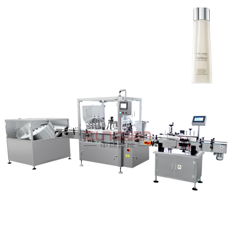 品牌液體灌裝機(jī)，潔顏水灌裝旋蓋機(jī)，全自動(dòng)灌裝生產(chǎn)線制造商