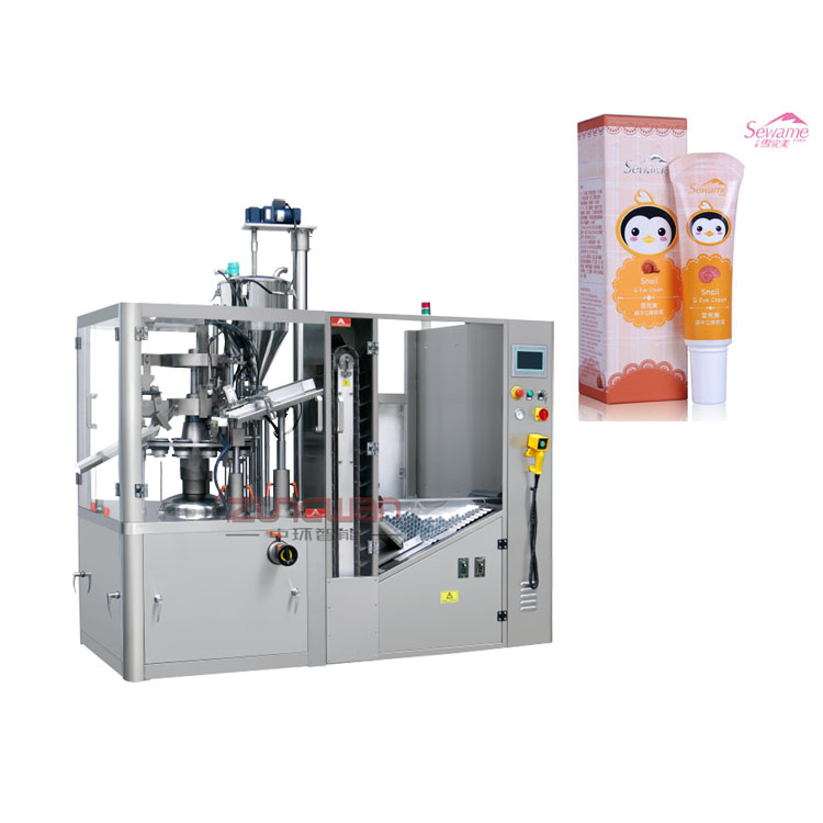 紹興金屬管灌裝封尾機，塑料復(fù)合軟管定量充填封口機